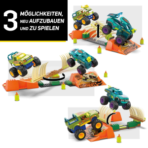 MEGA Hot Wheels Smash-und-Crash-Mega-Wrex Knochen Crash Stuntbahn