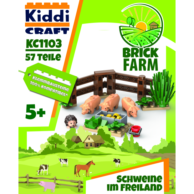 Kiddicraft KC1103 Schweine im Freiland