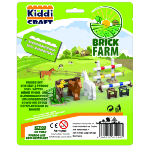 Kiddicraft KC1105 Pferde auf dem Reitplatz