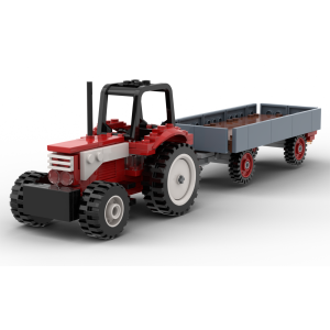 Kiddicraft KC1110 Großer Schlepper mit Anhänger