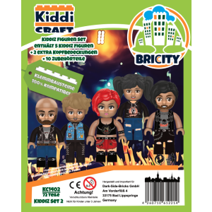 Kiddicraft KC1402 KIDDIZ Figuren-Pack Rock Festival