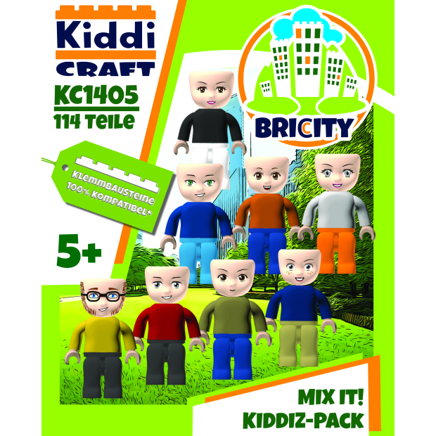Kiddicraft KC1405 KIDDIZ Figuren-Pack Mix it!