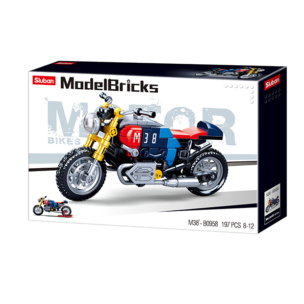 Sluban M38-B0958 Motorrad Cafe Racer