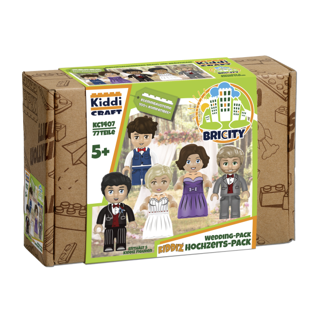 Kiddicraft KC1407 KIDDIZ Figuren-Pack: Hochzeit