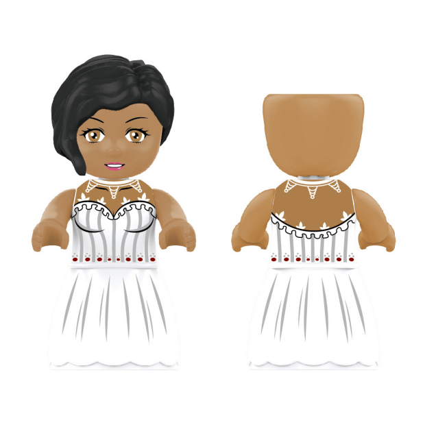 Kiddicraft KC1407 KIDDIZ Figuren-Pack: Hochzeit