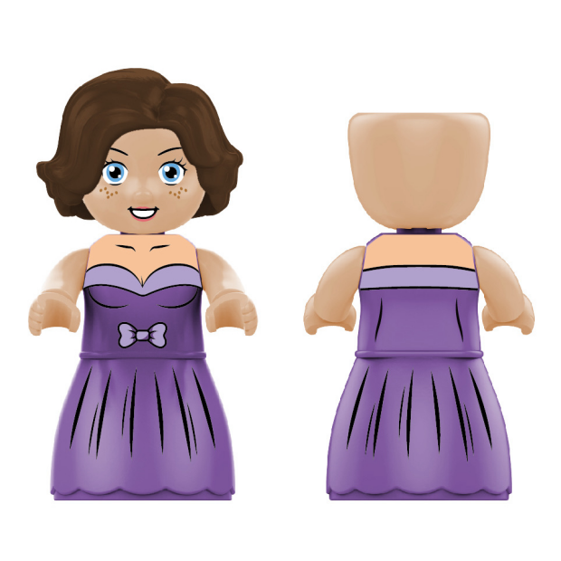 Kiddicraft KC1407 KIDDIZ Figuren-Pack: Hochzeit