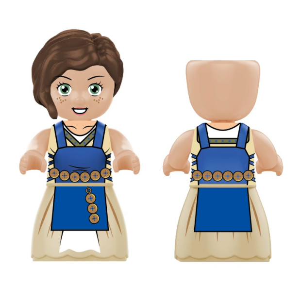 Kiddicraft KC1410 KIDDIZ Figuren-Pack: Ritter