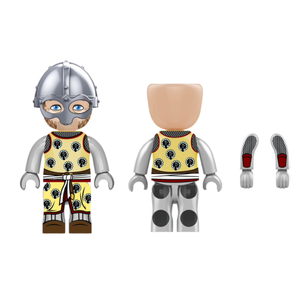 Kiddicraft KC1410 KIDDIZ Figuren-Pack: Ritter