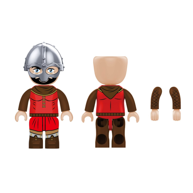 Kiddicraft KC1410 KIDDIZ Figuren-Pack: Ritter