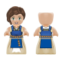 Kiddicraft KC1410 KIDDIZ Figuren-Pack: Ritter