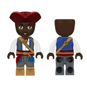 Kiddicraft KC1411 KIDDIZ Figuren-Pack: Piraten Crew