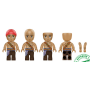 Kiddicraft KC1411 KIDDIZ Figuren-Pack: Piraten Crew