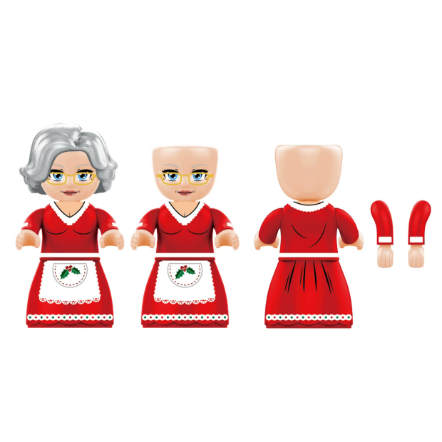 Kiddicraft KC1412 KIDDIZ Figuren-Pack: Weihnachtsmann