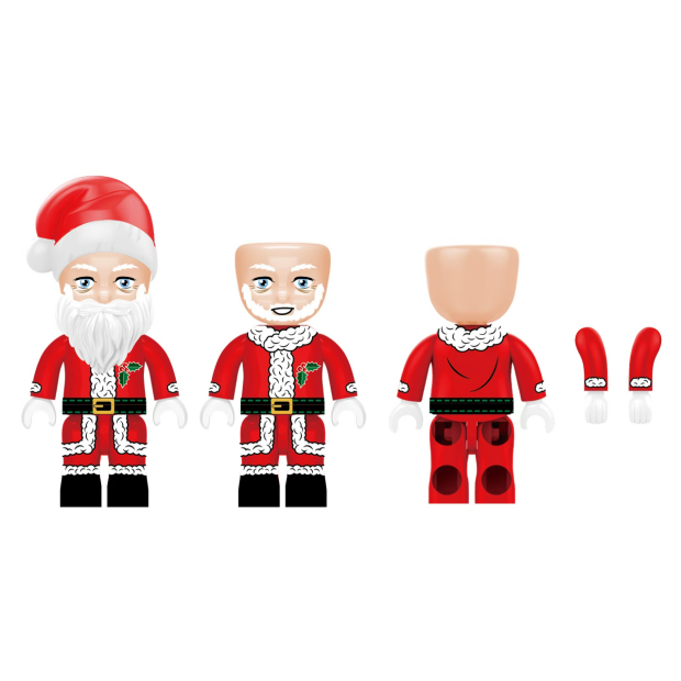 Kiddicraft KC1412 KIDDIZ Figuren-Pack: Weihnachtsmann