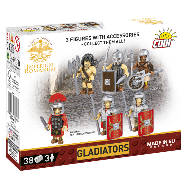 COBI 20066 Römische Gladiatoren 3er Set