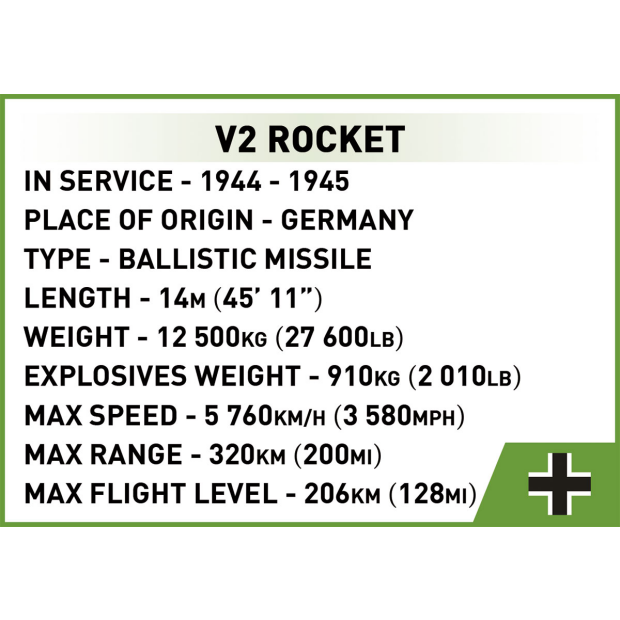 Cobi 3121V2 Rakete Vergeltungswaffe