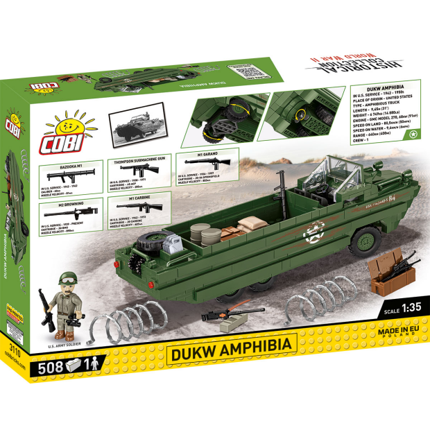 Cobi 3110 DUKW Amphibienfahrzeug D-Day