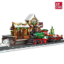 Bundle Jiestar 89142 Weihnachtszug mit Bahnhof + 20 Kurven gratis