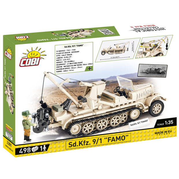 Cobi 2281 Sd.Kfz. 9/1 Famo Half Truck