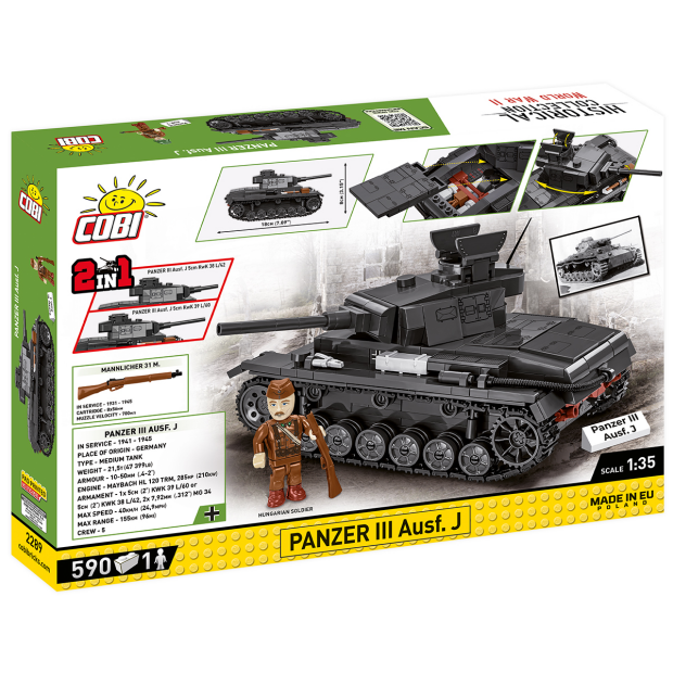 Cobi 2289 Panzer III Ausf.J