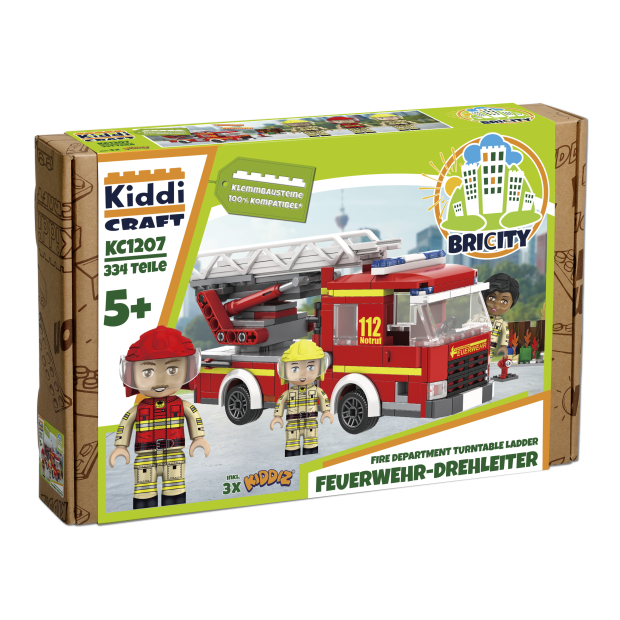 Kiddicraft KC1207 Feuerwehr Drehleiter (DL)
