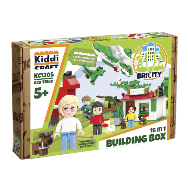 Kiddicraft KC1205 16 in 1 Building Box