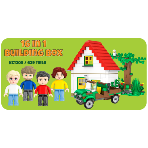 Kiddicraft KC1205 16 in 1 Building Box