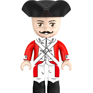 Kiddicraft KC1416 Kiddiz Figuren-Pack: Rotröcke Soldaten / British Redcoats