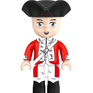 Kiddicraft KC1416 Kiddiz Figuren-Pack: Rotröcke Soldaten / British Redcoats