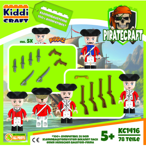Kiddicraft KC1416 Kiddiz Figuren-Pack: Rotröcke...
