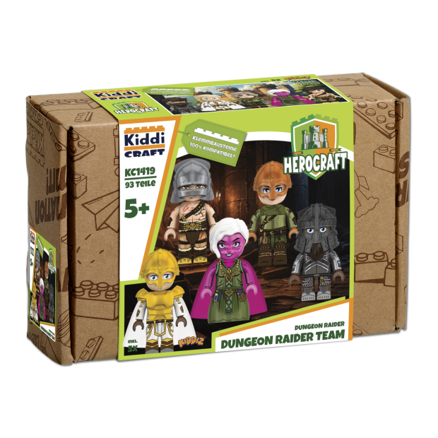 Kiddicraft KC1419 Kiddiz Figuren-Pack: Dungeon Raider