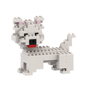 Brixies Hund (Mikro Klemmbausteine)