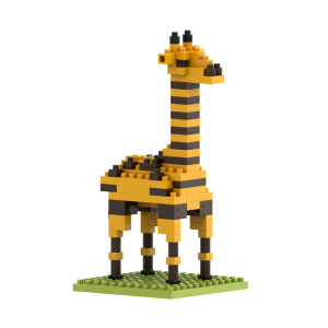 Brixies Giraffe (Mikro Klemmbausteine)