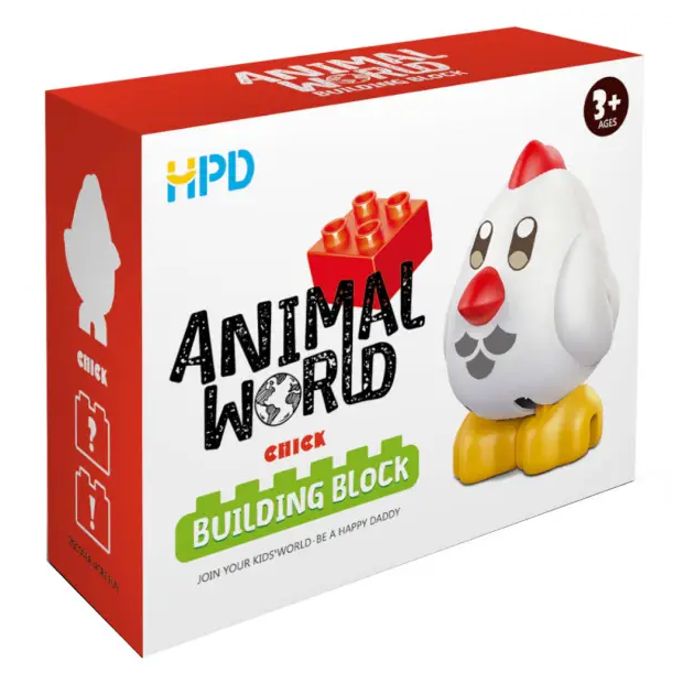 HPD Huhn - große Klemmbausteine