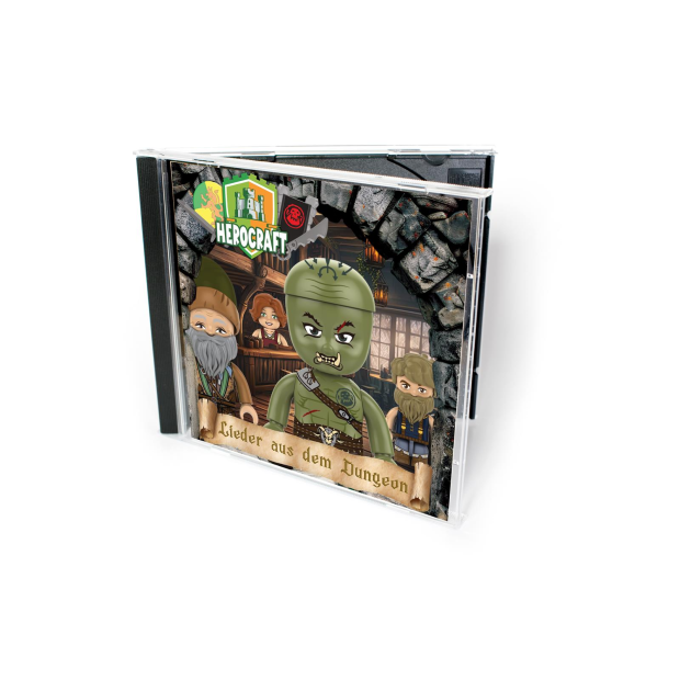 Der Kiddicraft Herocraft Soundtrack "Lieder aus dem Dungeon" auf CD