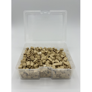 Konvolut Masonry Bricks 2x1 in Tan - Mauersteine Sandfarben