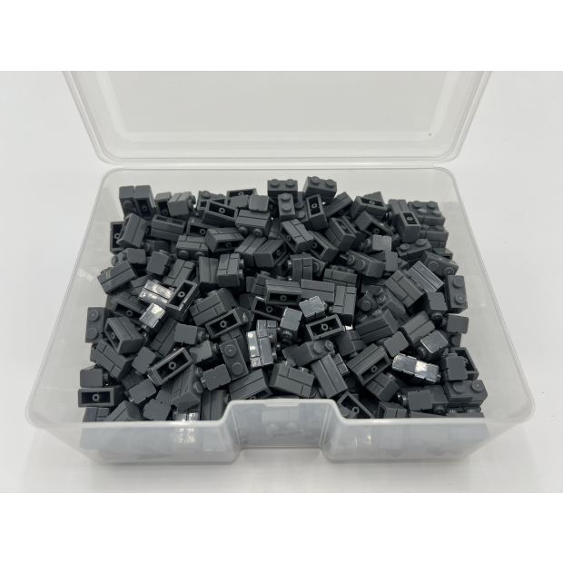 Konvolut Masonry Bricks 2x1 in Darkgrey - Mauersteine Dunkelgrau