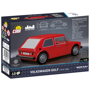 Cobi 24613 Volkswagen Golf (1974-1983) rot