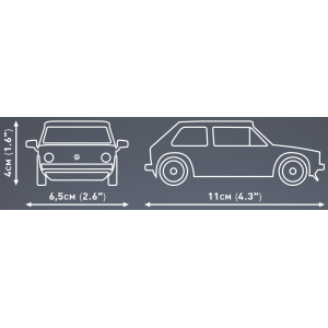 Cobi 24613 Volkswagen Golf (1974-1983) rot