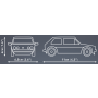Cobi 24615 Volkswagen Golf GTI (1976-1983) blau