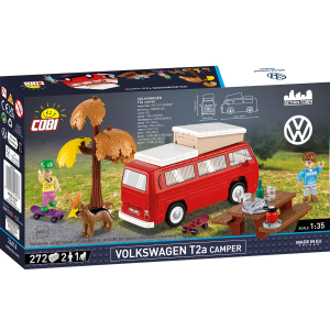 Cobi 24616 Volkswagen T2a Camper mit Dachzelt