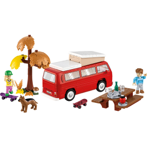 Cobi 24616 Volkswagen T2a Camper mit Dachzelt
