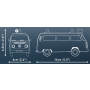 Cobi 24622 Volkswagen T2b Feuerwehr Bus