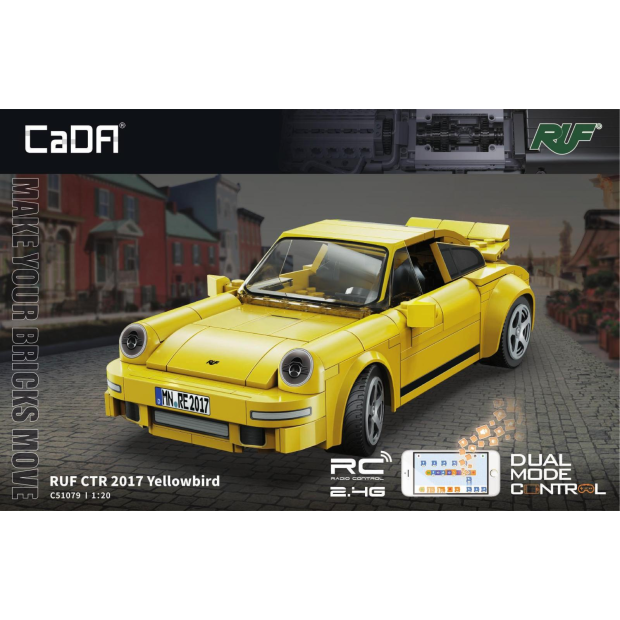 CaDA 51079 RUF Yellow Bird RC