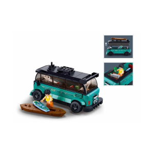 Sluban M38-B1191 türkiser Freizeit-Bus - Surfing - B-WARE