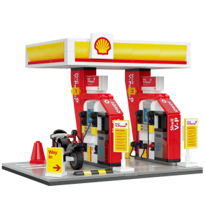 CaDA C66028W Shell Tankstelle