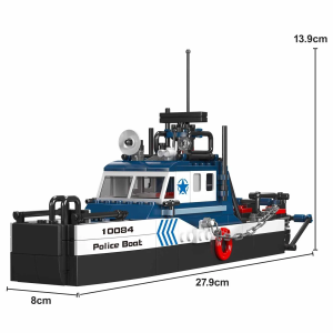 Mould King 10084 Polizei Boot