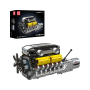 Mould King 10202 Lambo V12 - Motor und Getriebe