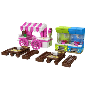 Mould King 24033 Eiscreme-Wagen und Greifautomaten