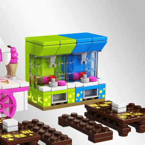 Mould King 24033 Eiscreme-Wagen und Greifautomaten